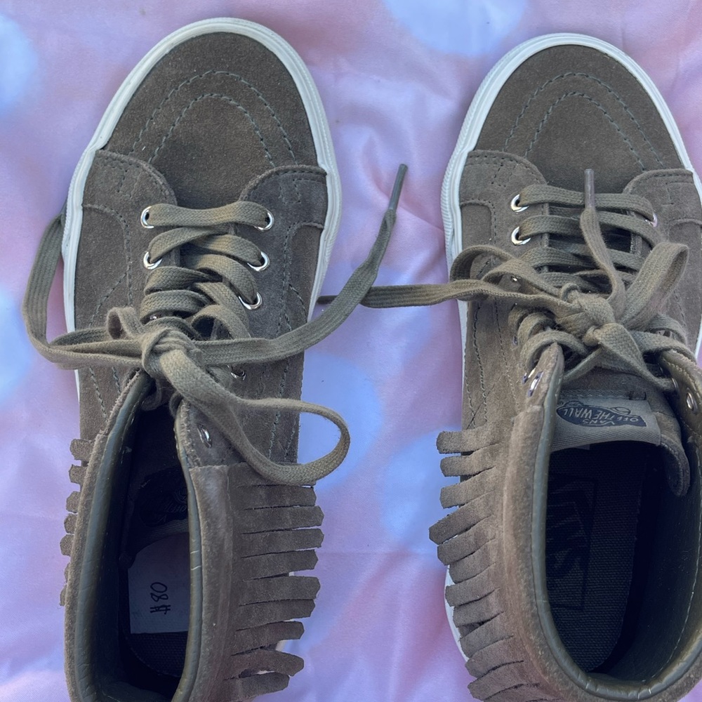 Vans Women’s Sk8-hi Moc Suede With Fringe - Picture 6 of 16
